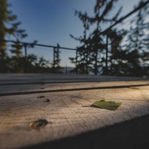 Inspirací pro lehké stavby ze dřeva a oceli byly postavy ze znaku města Rokytnice nad Jizerou. Hlídka na Stráži, Krkonoše