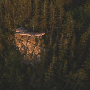 Vyhlídka Liška. Hlídka na Stráži, Rokytnice nad Jizerou, Krkonoše