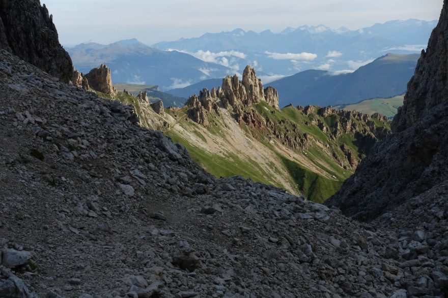 105 kilometrů dlouhý ferratový okruh v Dolomitech.