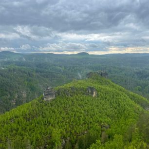 Den 7 - Mariina vyhlídka - Jetřichovice, Česko-saské Švýcarsko. Přeběh Severní stezky podél severní hranice ČR