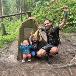 Den 21 konec běhu na nejvýchodnějším bodu ČR. Přeběh Severní stezky podél severní hranice ČR