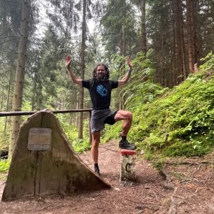 Den 21 konec běhu na nejvýchodnějším bodu ČR. Přeběh Severní stezky podél severní hranice ČR