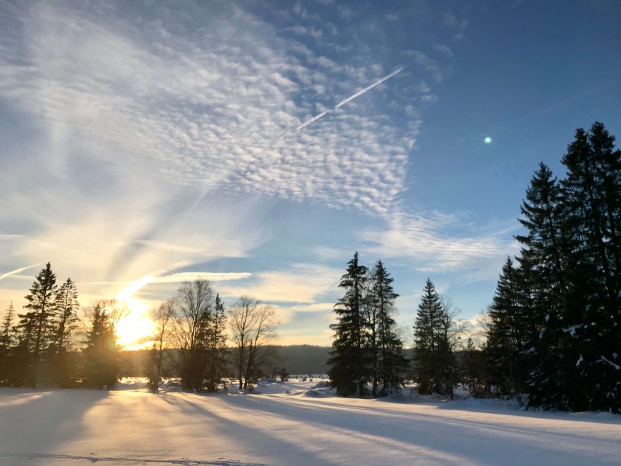 Západ slunce, Jirka v zóně smrti, před námi ještě deset kilometrů.