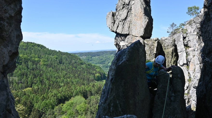 Testování hodinek Garmin Fenix 6X PRO na nejdelším skalním hřebenu v Česku