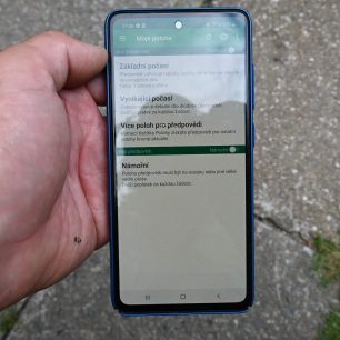 Název Vynikající počasí je malinko zavádějící, ale znamená pouze detailnější předpověď počasí