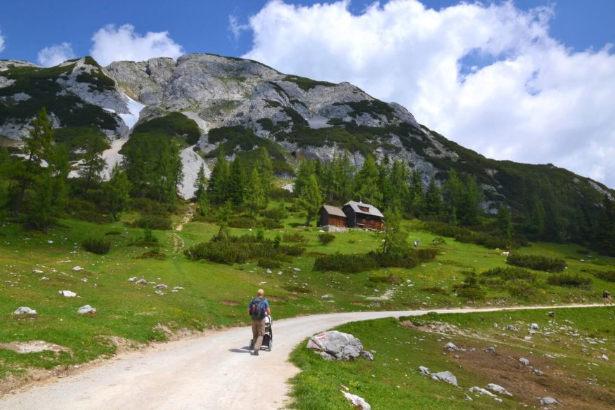 Kratší okruh kolem 6 jezer u Tauplitzalm zvládnete i s kočárkem, Totes gebirge, rakouské Alpy