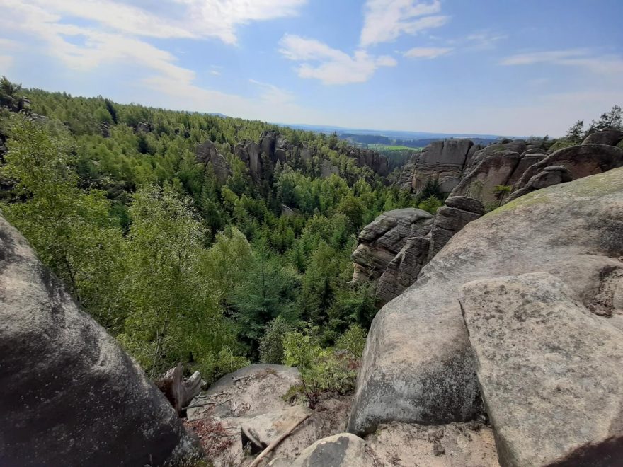 Vyhlídka Skalní divadlo, Broumovské stěny