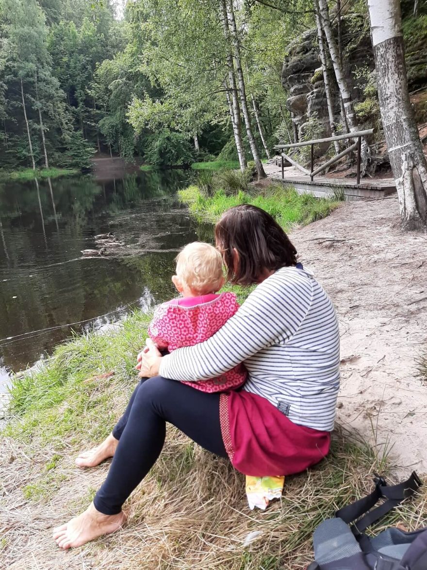 Černé jezírko, Jiráskovy skály, Bischofstein