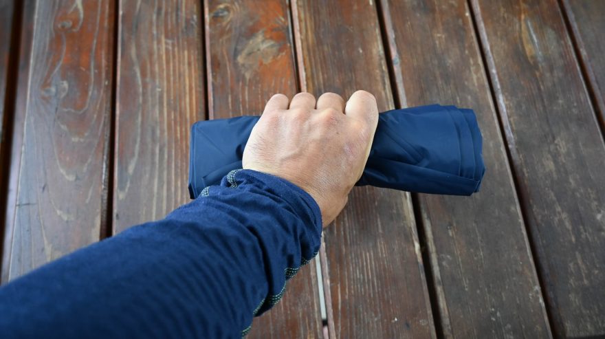 Nízká hmotnost a malé rozměry karimatky ZULU Alex