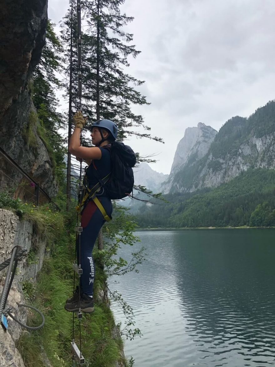 Ferata Laserer Alpin Klettersteig, Salzkammergut, Solná komora, rakouské Alpy