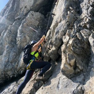 Intersport Donnerkogel Klettersteig, Gosausee, Solná komora, Salzkammergut, rakouské Alpy. Foto Jana Souralová
