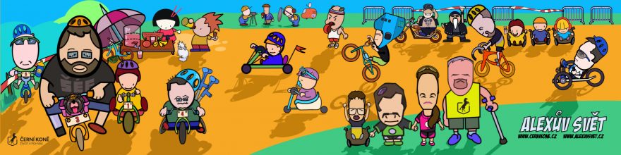 Jednou z cest je propojit děti pomocí kreslených příběhů, na stránkách www.alexuvsvet.cz vydáváme bezplatně komiksy.