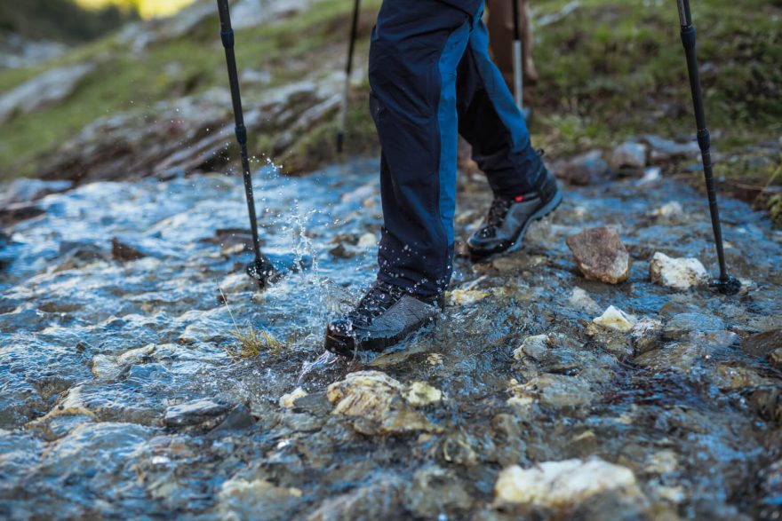 Boty Forclaz Trek 500 Matryx jsou nepromokavé a obstojí i v náročnějším terénu.