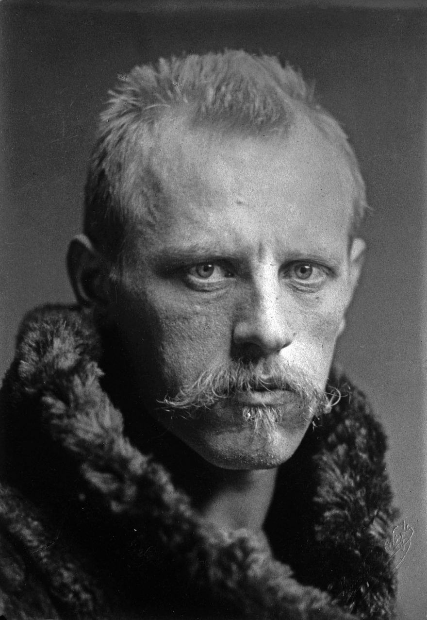 Norský polárník a badatel Fridtjof Nansen na svých výpravách.