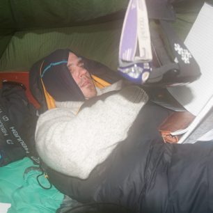 V zimě ve stanu může být i docela příjemně.