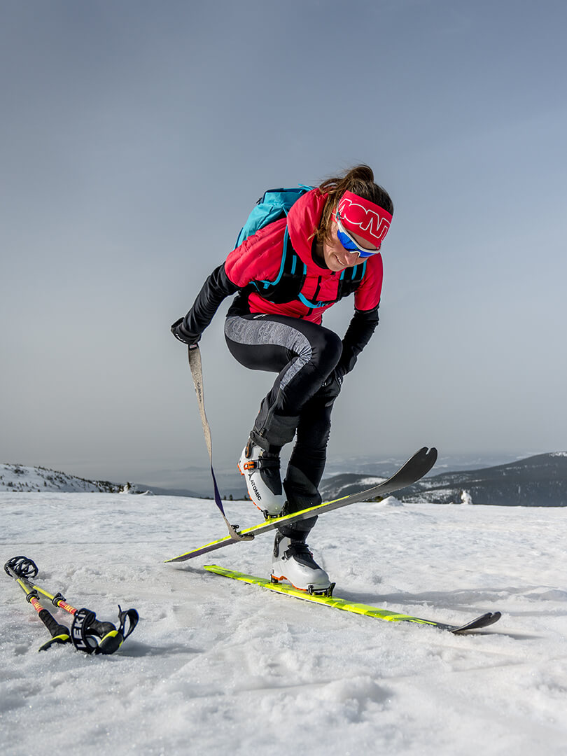 Tereza Rudolfová, Skialpový přechod Vysokých Tater, Slovensko.