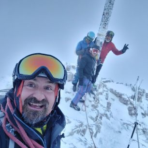 Testování bundy DIRECT ALPINE ICON na vrcholu Zugspitze