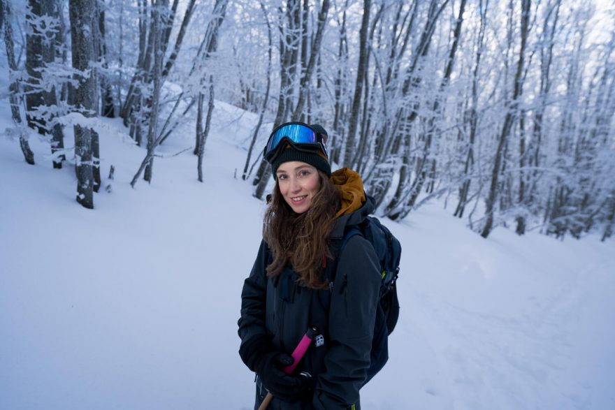 Alice Linari je nadšenou lyžařkou a outdoorovou nadšenkyní.