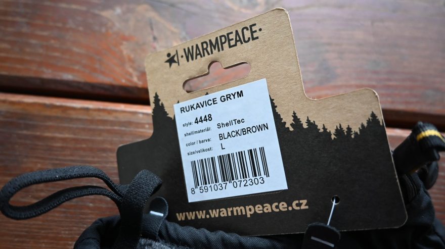 Hangtag rukavic WARMPEACE GRYM