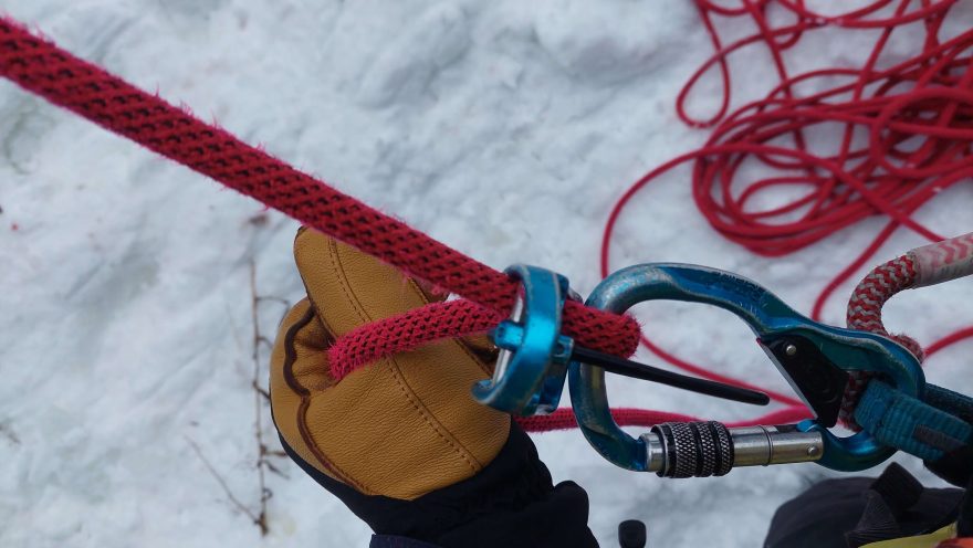 Rukavice WARMPEACE GRYM při lezení ledů