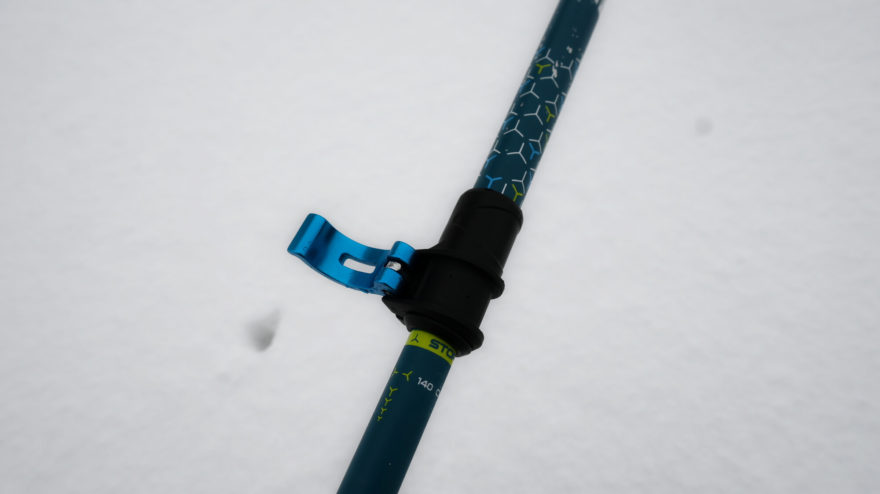 Správný tah páky lze nastavit bez nářadí - CAMP Ski Track