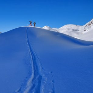 Testování holí CAMP Ski Track i ve volném terénu během festivalu SNOWfest v DAVOSU