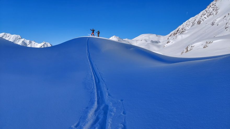 Testování holí CAMP Ski Track i ve volném terénu během festivalu SNOWfest v DAVOSU