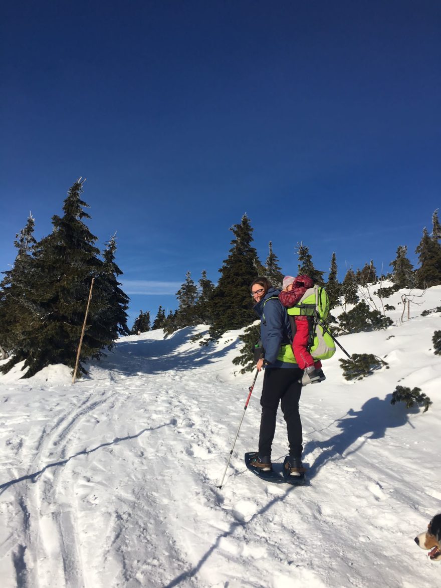 Testování v Krkonoších: Sněžnice Decathlon SH100 Easy