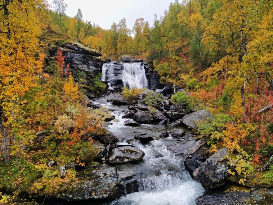 Úsek Ammarnäs - Hemavan. Dálkový trek Kungsleden, Laponsko, Švédsko