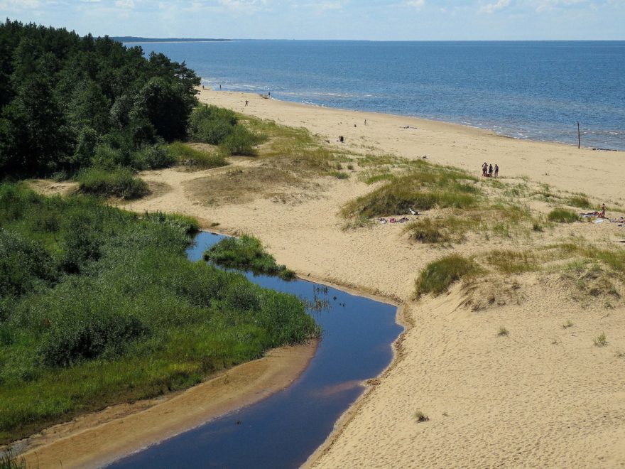 Saulkrasti, Lotyšsko, Baltic Coastal Hiking Route