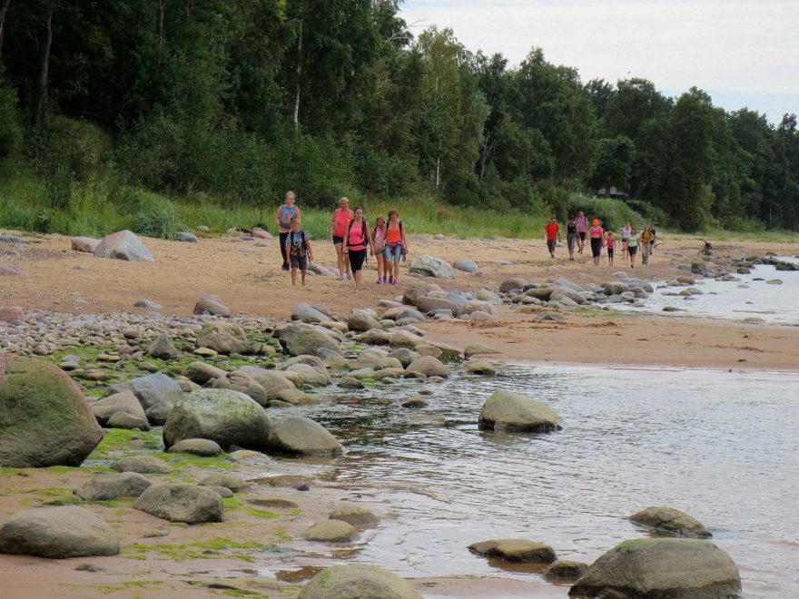 Saulkrasti, Lotyšsko, Baltic Coastal Hiking Route