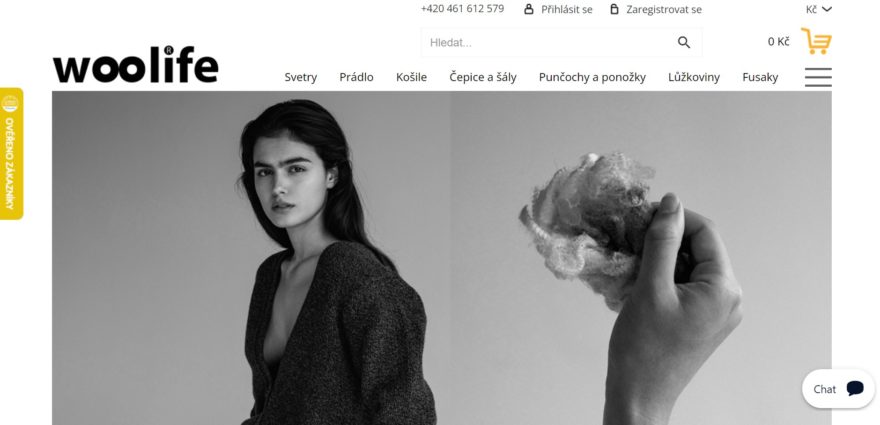 WOOLIFE - webové stránky