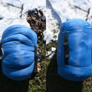 Porovnání komprese v obalu SPACÁKU YATE ANSERIS 900