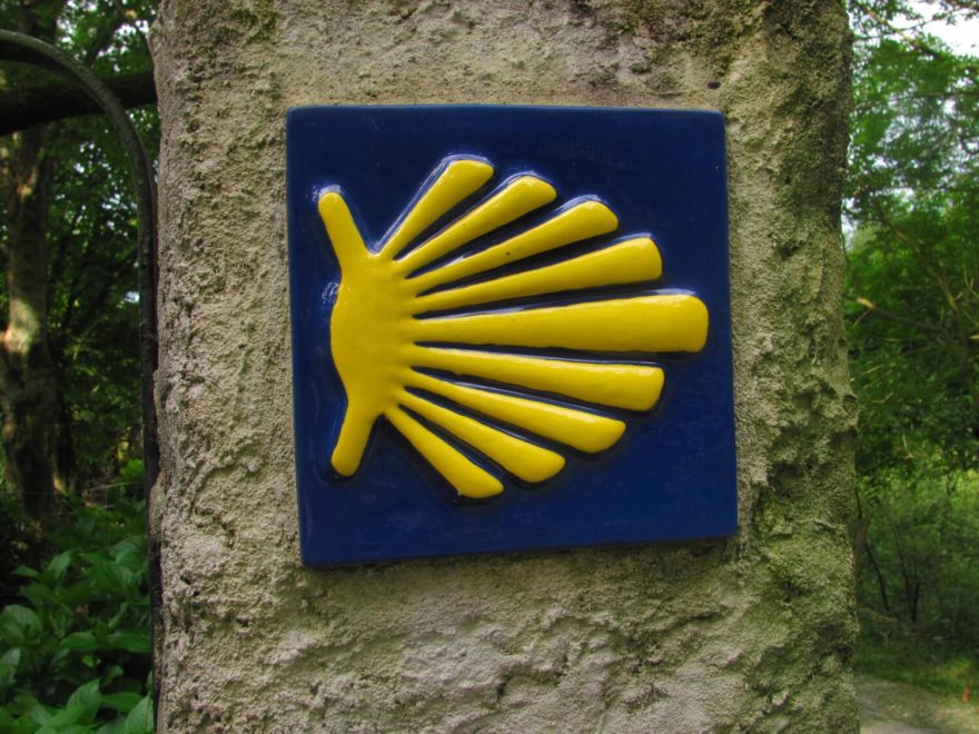 Mušle je tradičním označením Svatojakubské cesty, Camino de Santiago.