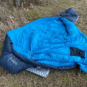 WARG STARK 500 - Rozbalený spacák.