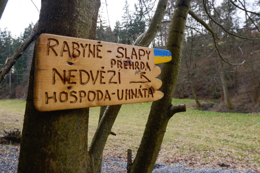 Rabyně - Slapská přehrada, Stezka středozemím, Via Czechia