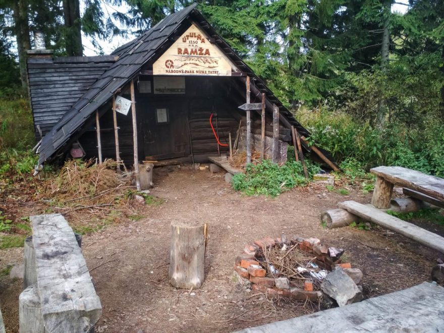 Útulna Ramža, Nízké Tatry, Slovensko.