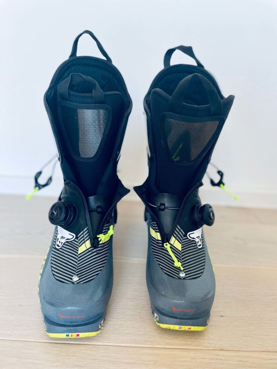 Dynafit Mezzalama - Twist fit návlek otevřený zip, pohodlné nazouvání a vyzouvání