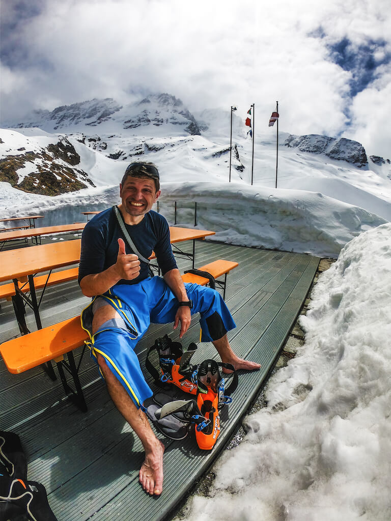 Skialpový výstup a sjezd Gran Paradiso