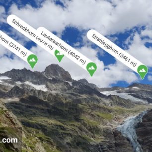 Náročný traverz čtyřtisícovek Schreckhorn a Lauteraarhorn ve Švýcarsku