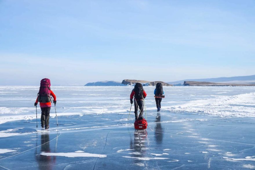 Přechod zamrzlého Bajkalu – pět dnů v objetí ledové pouště
