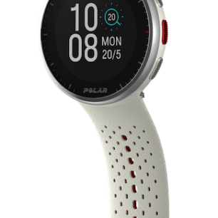 Běžecké hodinky Polar Pacer Pro - v bílo-červené barvě