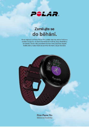 Zamilujte se do běhání díky hodinkám Polar Pacer Pro Running