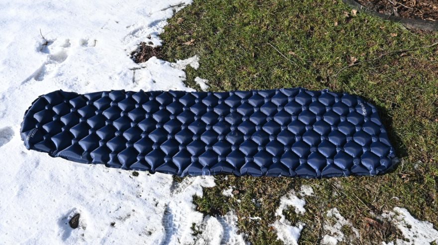 Spaní v takových podmínkách karimatka WARG GUSTAV WARMTHAL zvládala