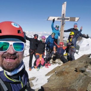 Testování - FORCLAZ MT900 na vrcholu Cevedale