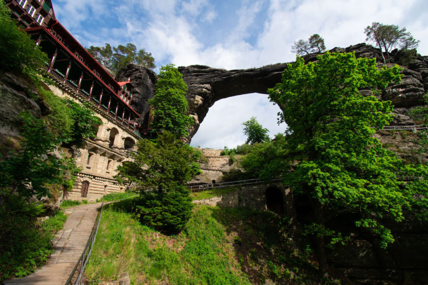 Pravčická brána, Česko-saské Švýcarsko, Stezka Českem, přechod ČR