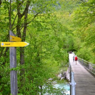 Podél toku řeky Soči vede v různých úsecích několik dálkových tras: Alpe-Adria Trail, Juliana Trail, ale také Pot Miru (Walk of Peace).