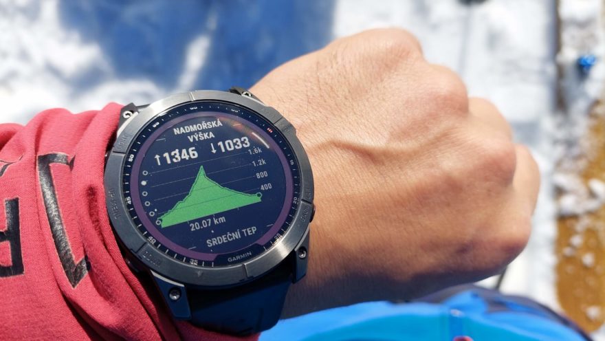 Přehled aktivity po jejím ukončení - GARMIN FÉNIX 7X SOLAR