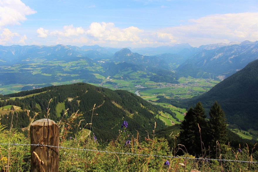 Výhledy z Rossfeld Panorama Strasse, Berchtesgaden.