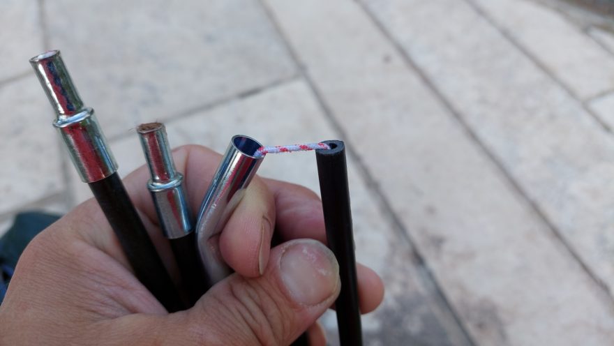 Trvanlivost gumového kordu budeme dále během testování sledovat - YATE LIGHT ONE